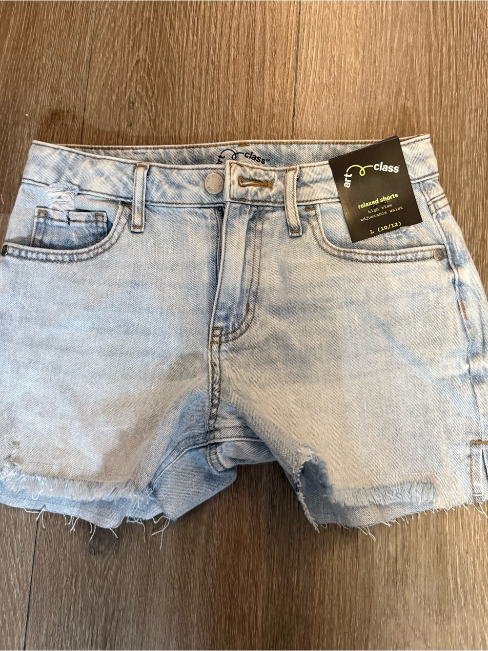 art class Light Wash Denim Cutoff Shorts